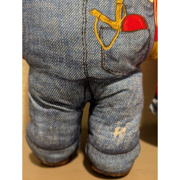 Vintage Cranston Print Works Cut & Sew Cloth Dolls Farmer Boy & Girl Pair 1970s - Picture 8 of 8